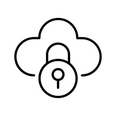 Private Cloud Vector Icon