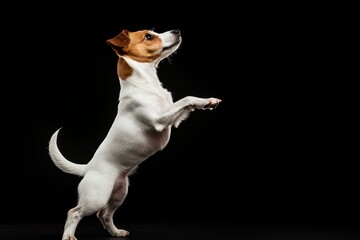 Jack Russell Terrier Ready to Jump