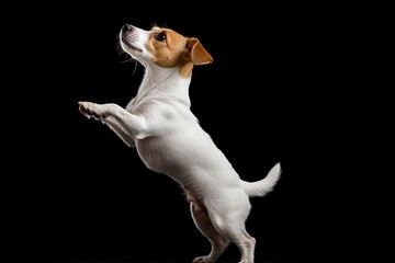 Jack Russell Terrier Ready to Jump
