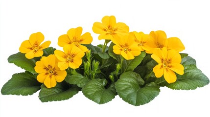 Fototapeta premium Radiant Yellow Flowers in Springtime