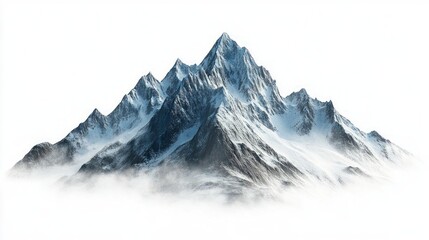 Obraz premium Majestic Snowy Mountain Peak