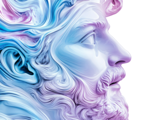 a statue of a man with a beard