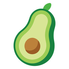 Adobe Illustrator ArtDelightfully Colorful Avocado Illustrations: Celebrating the Creamy, Nutritious Superfood with Whimsical Designs and Vibrant Art Styles.