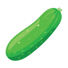 green cucumber illustration