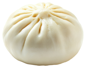 Chinese Steamed Buns, Bao Buns, Baozi, PNG, Isolated on Transparent Background