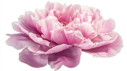 Stunning Pink Peony in Closeup Detail