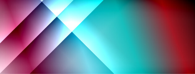 Obraz premium Colorful gradient with lines made of shadow and light. Creative background