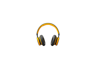 modern wireless headphone isolated on transparent background