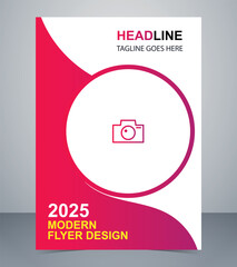 Brochure design, cover modern layout, annual report, poster, flyer in A4