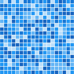 blue mosaic tiles.abstract background with squares. ceramic tile blue. ceramic bathroom