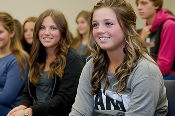Engaging students in a classroom setting school environment photography group interaction positive atmosphere learning experience