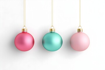 Colorful Christmas Ornaments for Holiday Decoration
