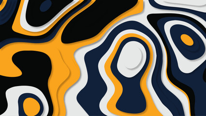 Abstract colorful origami papercut background.