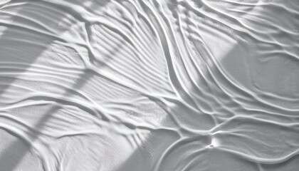 Obraz premium abstract white water shadow surface texture natural ripple background