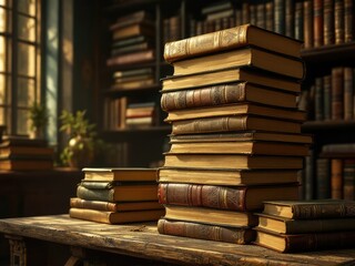 Rare, antique books from yesteryear.