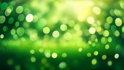 Fototapeta premium blurred green bokeh abstract background