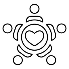 Obraz premium non profit icon