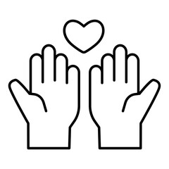 Fototapeta premium non profit icon