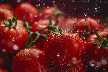 Greeting card with bright holiday composition for celebrate la tomatina