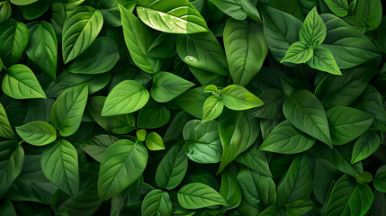 Green leaves background