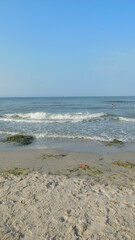 waves on the beach