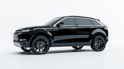 Sleek Black Modern SUV Design for Contemporary Use