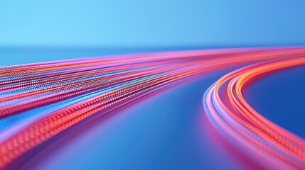 Dynamic light trails at night urban setting abstract photography vibrant colors long exposure motion visualization