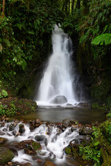 Obraz premium Air Terjun Ranamese Waterfall on Flores Island, East Nussa Tenggera, Indonesia