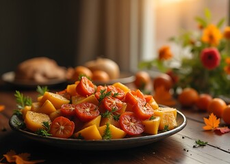 A time of thanksgiving is a celebration of gratefulness for the blessings that fill our lives through shared meals together.