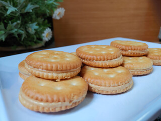 cookies on a plate