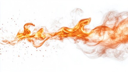 Fototapeta premium Abstract Fire and Smoke Design