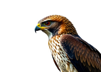 Obraz premium hawk on a isolated background 