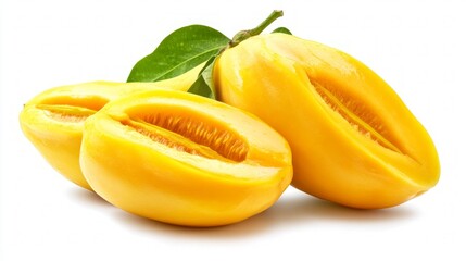 Vibrant Yellow Melon Slices - A Healthy and Delicious Treat