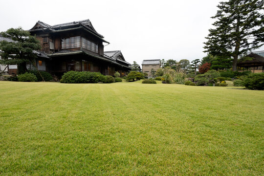 Ito Residence - a historical house - turned museum in the city of Iizuka in Fukuoka, Japan