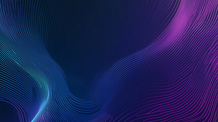 Futuristic Technology Abstract Background with Glowing Curved Lines