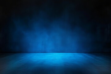 This is a stunningly beautiful abstract blue background, enhanced with a dark black vignette around the edges, making it an ideal choice for studio banners and various creative projects