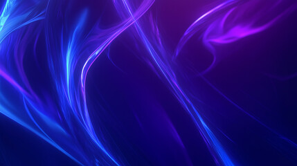 Futuristic Technology Abstract Background with Glowing Curved Lines