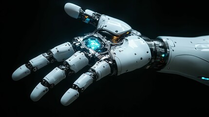 Advanced Robotic Hand Displays Intricate Mechanical Design