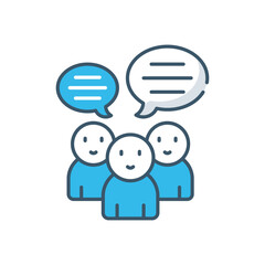 Group Messaging vector icon
