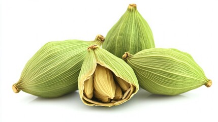 Close up of Fresh Cardamom Pods