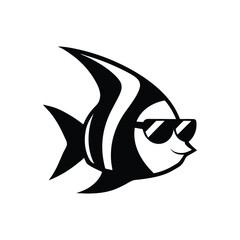 Cute Fish Vector Cartoon Art - Fun and Vibrant Underwater Illustration