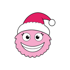 Santa claus cartoon character illustration