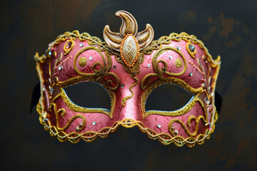 Beautiful greeting card with bright holiday composition for happy celebrate mardi gras