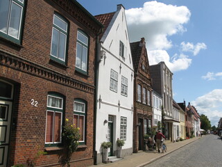 Naklejka premium Altstadt von Friedrichstadt in Schleswig-Holstein