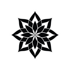 abstract flower design