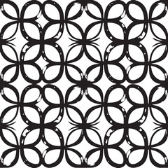 Fototapeta premium black and white seamless pattern