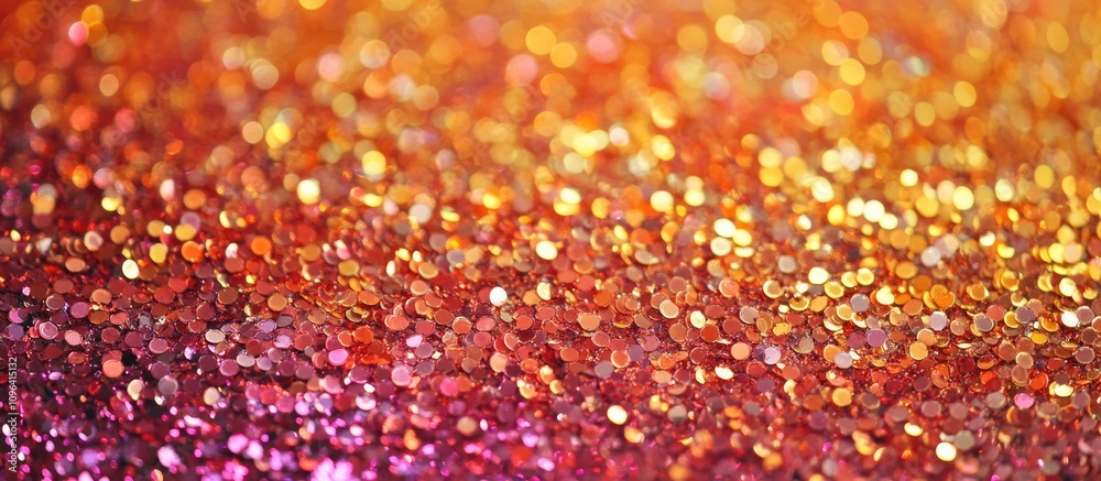 Leinwandbilder Multicolored abstract bokeh background with defocused shiny sequins creating a vibrant and colorful textured surface for creative design use