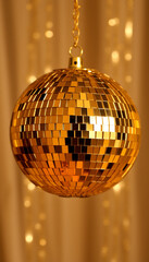 Obraz premium disco ball with lights