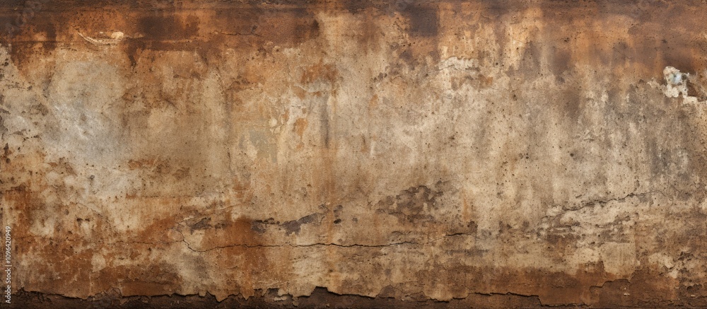 Aufkleber vintage wall texture with earthy tones and weathered appearance suitable for backgrounds and design 