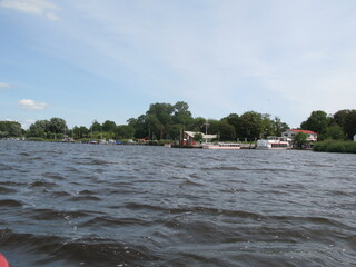 See der Eider in Friedrichstadt in Schleswig-Holstein